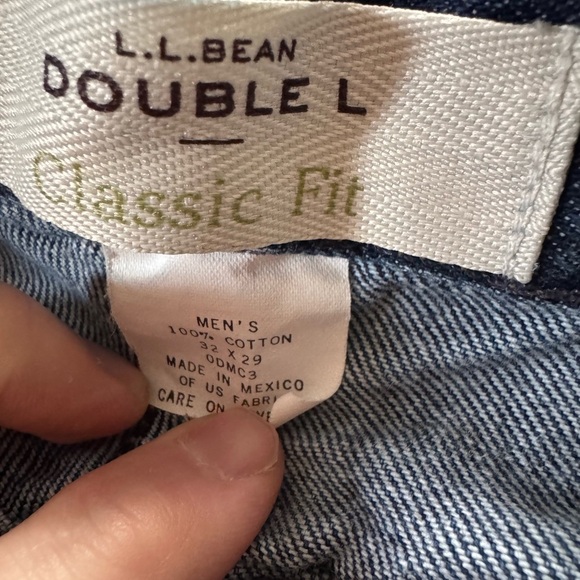LL Bean Double L Classic Fit Jeans Men Size 32x29 - Picture 5 of 5